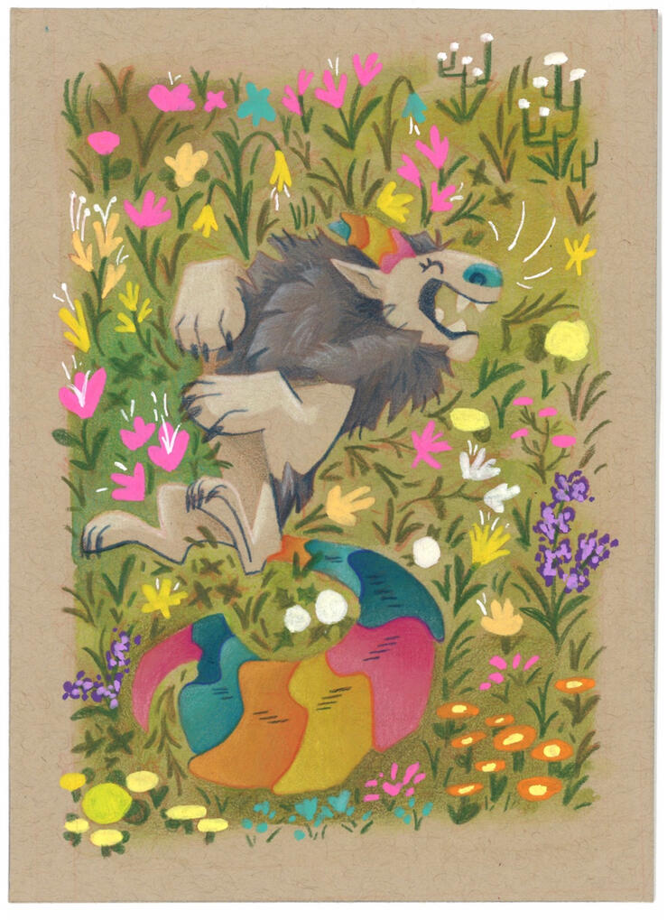 prismacolor colerase Pencil, posca pens, prismacolor markers, prismacolor pencils, jellyroll pen, fw ink, and Kraft paper.